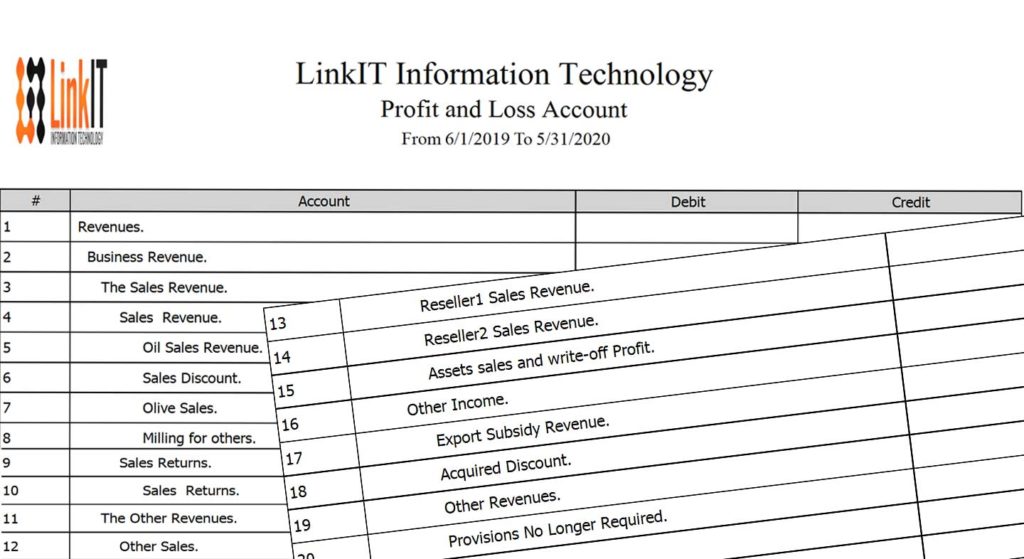 profit and loss account